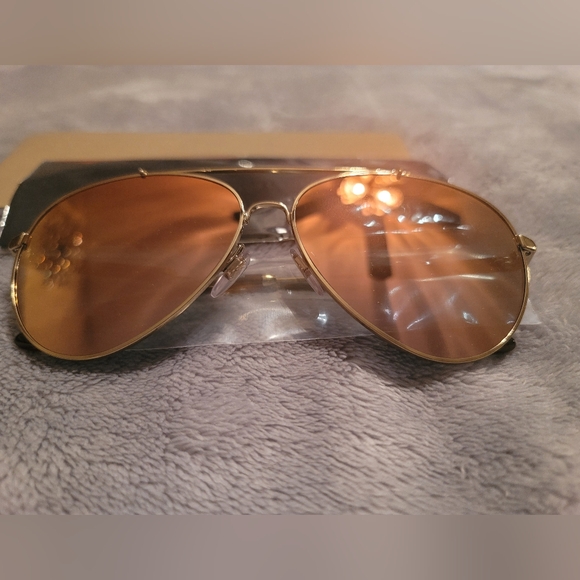 BURBERRY AliceMetal Aviator Sunglasses - Picture 1 of 5